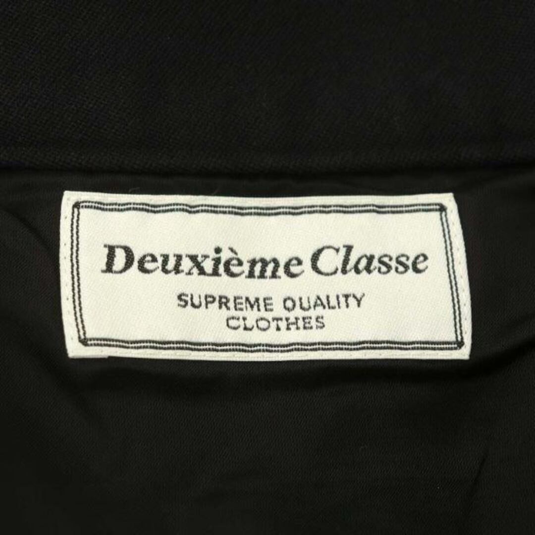 DEUXIEME CLASSE(ドゥーズィエムクラス)のドゥーズィエムクラス スカート 膝丈 フレア ウール混 38 黒 レディースのスカート(ひざ丈スカート)の商品写真
