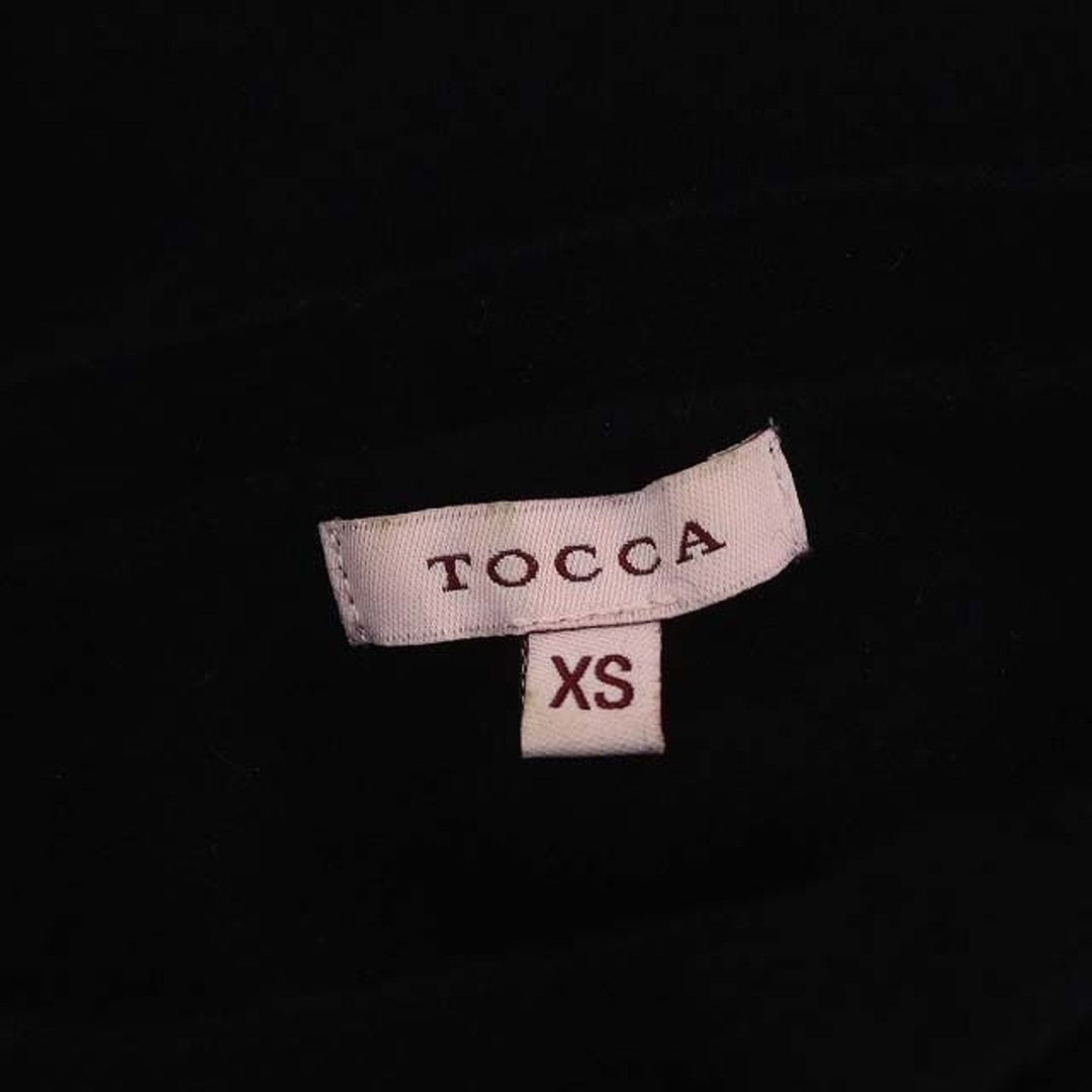 TOCCA(トッカ)のトッカ TOCCA ニット カットソー 長袖 リボン カシミヤ XS 黒 レディースのトップス(ニット/セーター)の商品写真