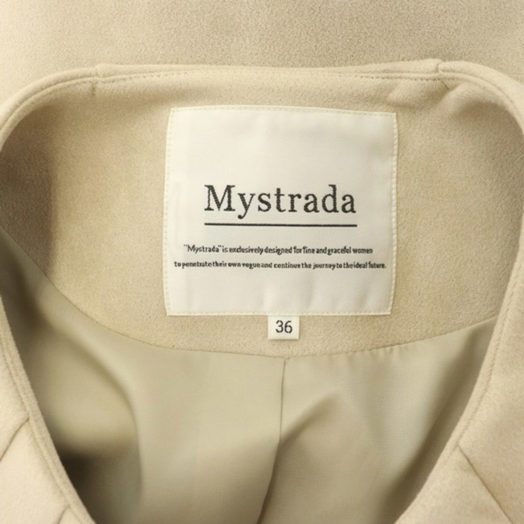 Mystrada(マイストラーダ)のマイストラーダ ノーカラーブルゾン ジャケット ジップアップ フェイクスエード レディースのジャケット/アウター(ブルゾン)の商品写真