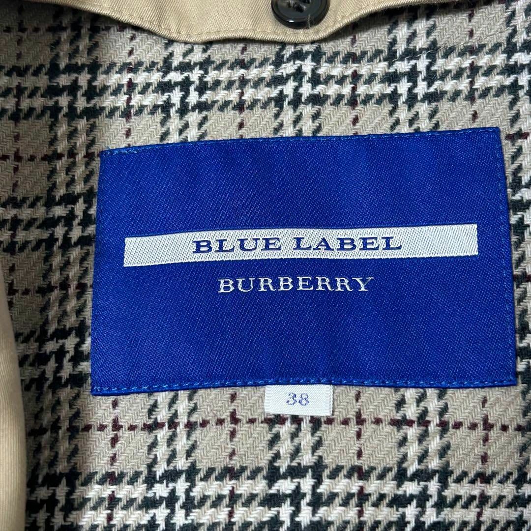 BURBERRY BLUE LABEL(バーバリーブルーレーベル)のBURBERRY  バーバリーブルーレーベル　トレンチコート ライナー付 M レディースのジャケット/アウター(トレンチコート)の商品写真