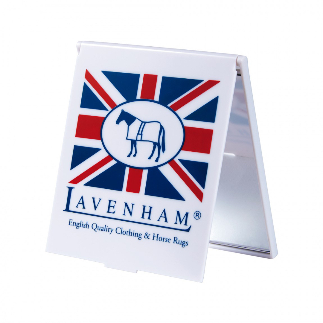 LAVENHAM(ラベンハム)の新品　Lavenham ラベンハム 2点セット　バッグ型ポーチ、折りたたみミラー エンタメ/ホビーの雑誌(ファッション)の商品写真