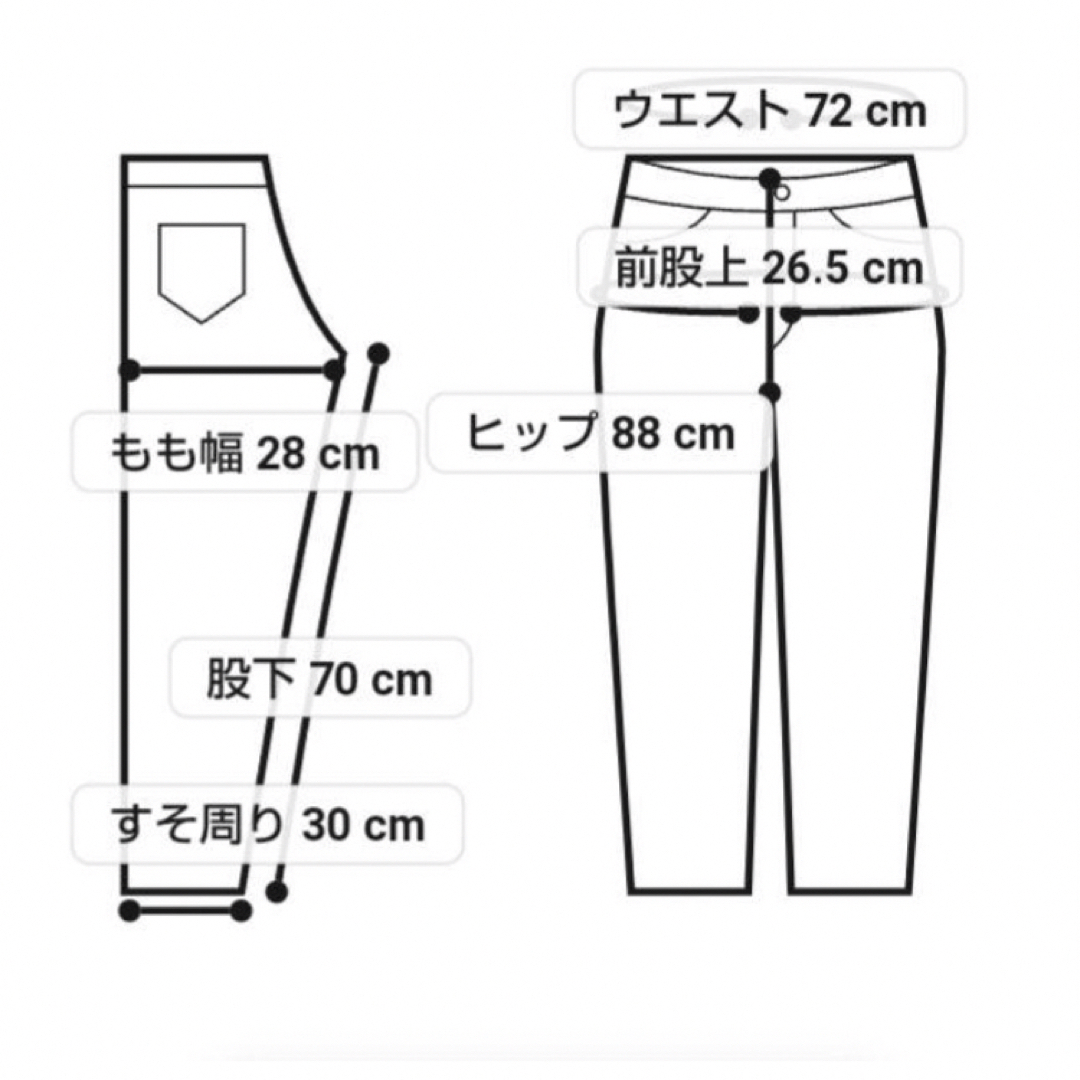 coen(コーエン)のcoenアシンメトリーカットオフデニムスキニー レディースのパンツ(デニム/ジーンズ)の商品写真