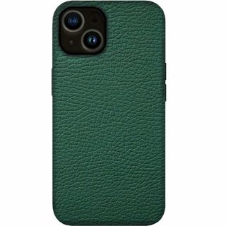 【色: ダークグリーン】BZGLAM 牛革 iPhone13 Pro 対応 本革(その他)