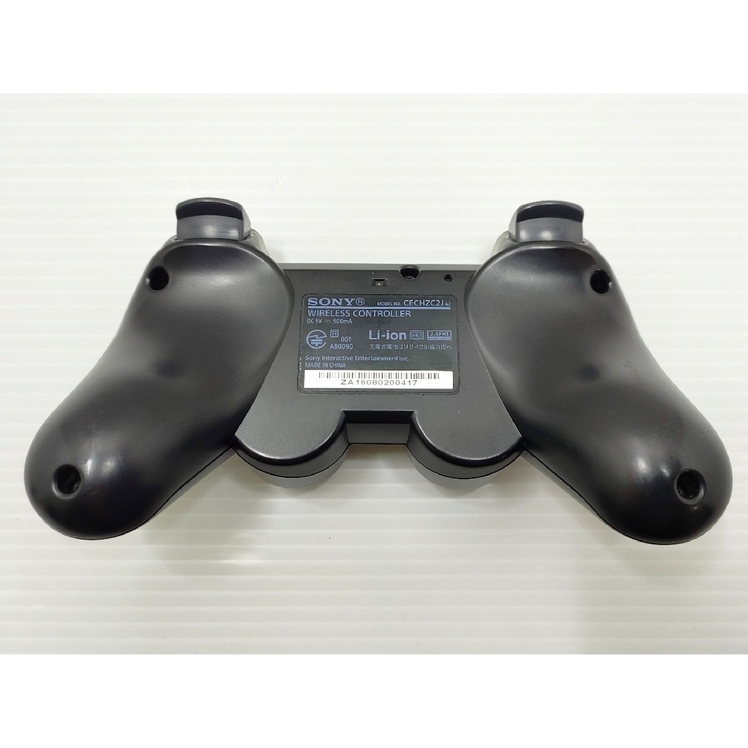 PlayStation3(プレイステーション3)の【動作確認済】PS3 純正DUALSHOCK3コントローラー CECHZC2J① エンタメ/ホビーのゲームソフト/ゲーム機本体(家庭用ゲーム機本体)の商品写真