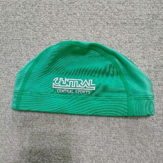 セントラルスポーツ　スイミングキャップ　緑　Lサイズ(帽子)