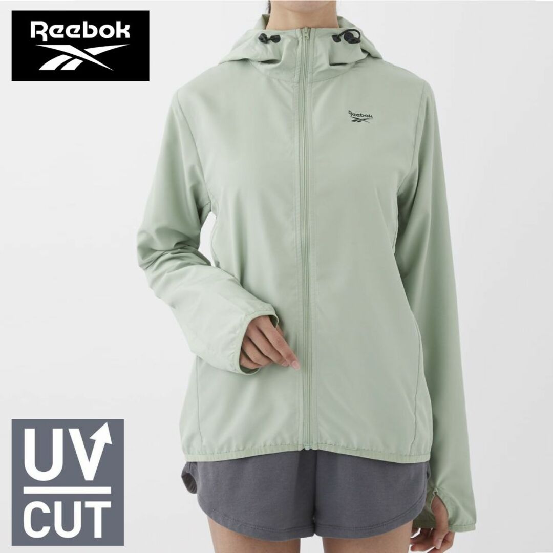 Reebok(リーボック)の新品 Lサイズ ラッシュガード レディース 長袖 水着 UVカット UVパーカー レディースの水着/浴衣(水着)の商品写真