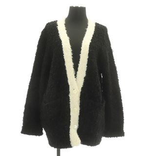 ユナイテッドアローズ(UNITED ARROWS)のユナイテッドアローズ BOUCLE バイカラー カーディガン ニット Vネック(カーディガン)