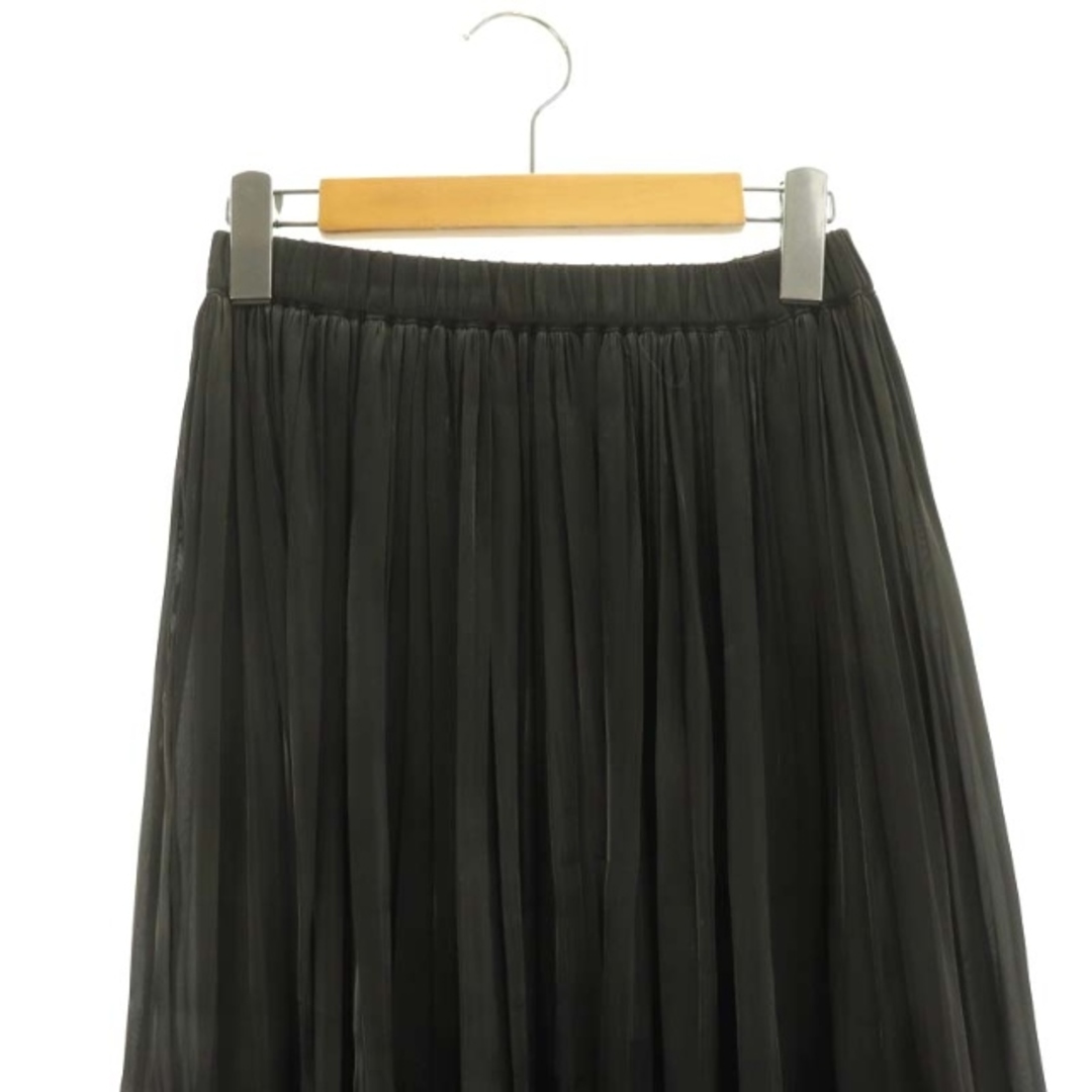 UNTITLED(アンタイトル)のアンタイトル ランダムプリーツギャザースカート ロング フレア 1 レディースのスカート(ロングスカート)の商品写真