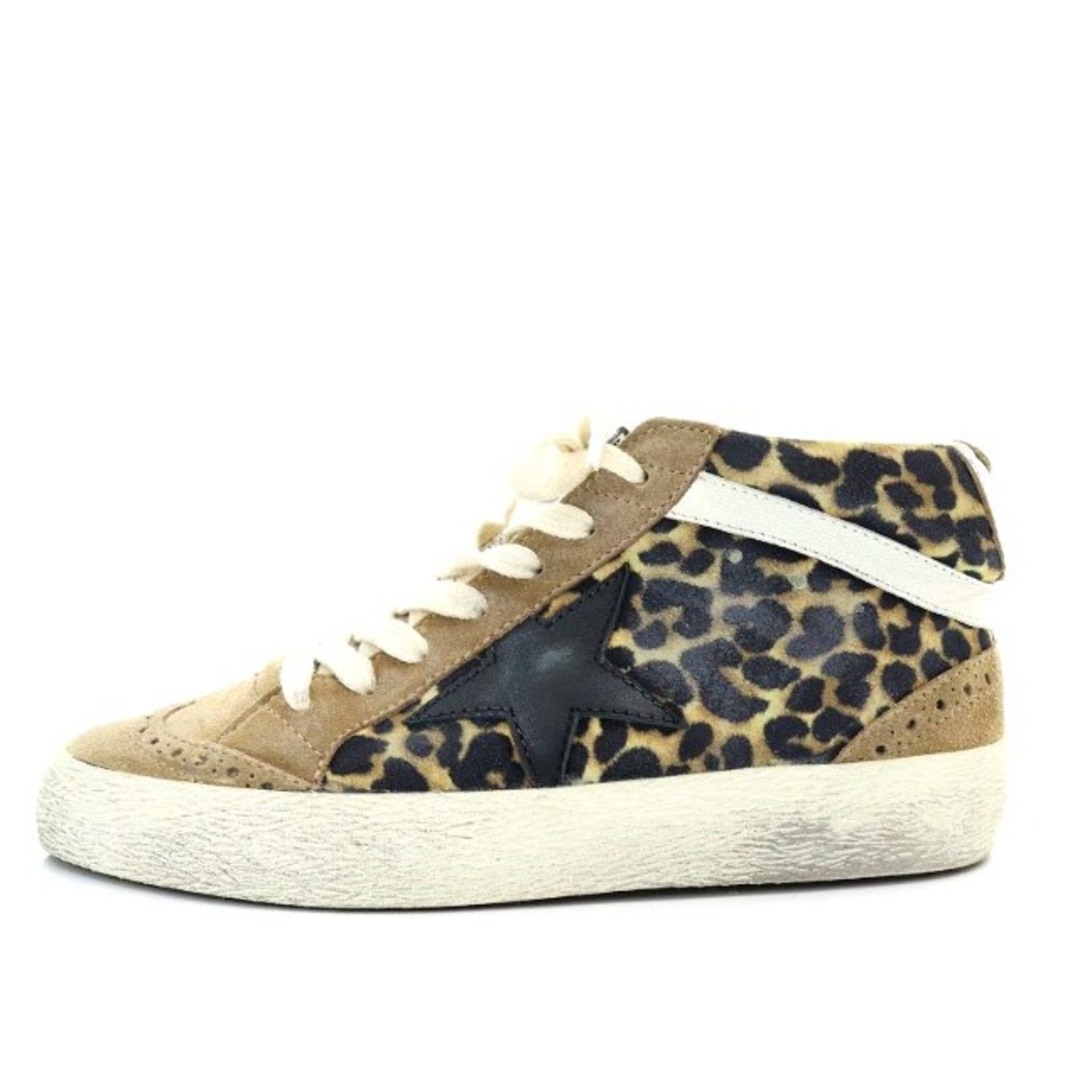 GOLDEN GOOSE(ゴールデングース)のゴールデングース MID STAR LEOPARD レオパード 34 茶色 レディースの靴/シューズ(スニーカー)の商品写真