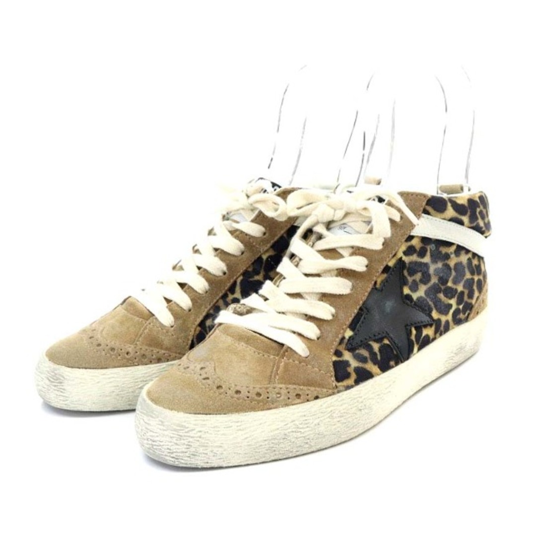 GOLDEN GOOSE(ゴールデングース)のゴールデングース MID STAR LEOPARD レオパード 34 茶色 レディースの靴/シューズ(スニーカー)の商品写真