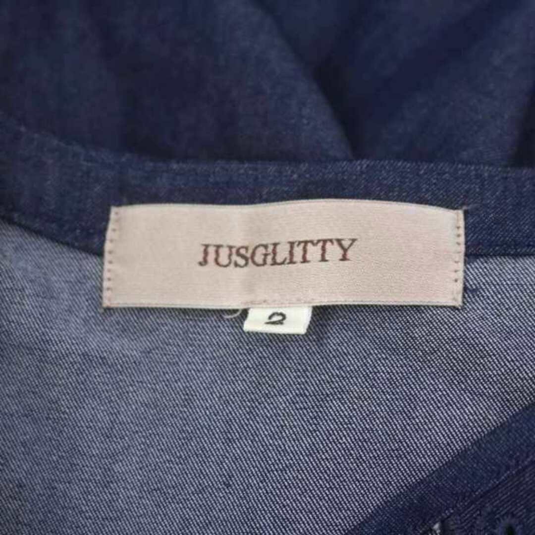 JUSGLITTY(ジャスグリッティー)のジャスグリッティー 22SS エンブロイダリーカラーブラウス 長袖 レディースのトップス(シャツ/ブラウス(長袖/七分))の商品写真