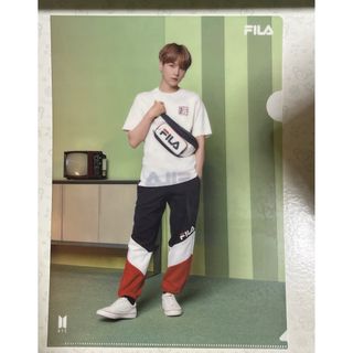 ボウダンショウネンダン(防弾少年団(BTS))のBTS SUGA ユンギ　クリアファイル　FILA(アイドルグッズ)