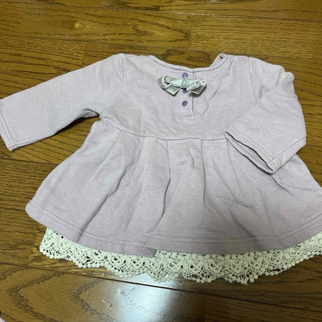 petit main(プティマイン)のプティマイン☆トップス　長袖 キッズ/ベビー/マタニティのベビー服(~85cm)(ワンピース)の商品写真