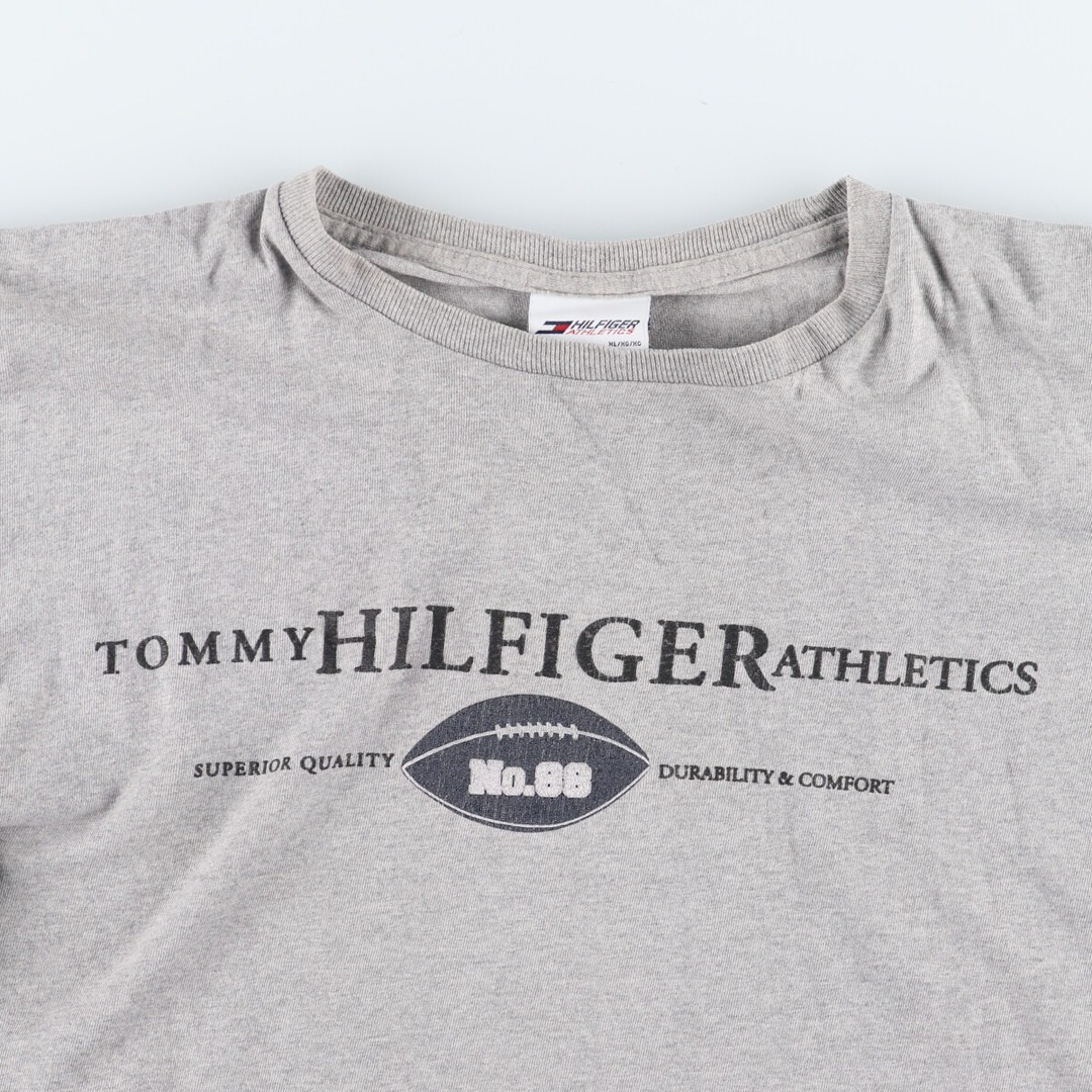 TOMMY HILFIGER(トミーヒルフィガー)の古着 トミーヒルフィガー TOMMY HILFIGER ATHLETICS 半袖 ロゴTシャツ メンズXL /eaa424968 メンズのトップス(Tシャツ/カットソー(半袖/袖なし))の商品写真