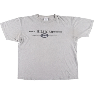 トミーヒルフィガー(TOMMY HILFIGER)の古着 トミーヒルフィガー TOMMY HILFIGER ATHLETICS 半袖 ロゴTシャツ メンズXL /eaa424968(Tシャツ/カットソー(半袖/袖なし))