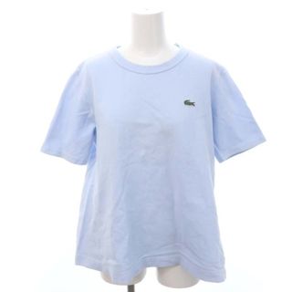 ラコステ(LACOSTE)のラコステ 半袖 カットソー 鹿の子生地 ロゴ刺繍 36 サックスブルー /MI(カットソー(半袖/袖なし))