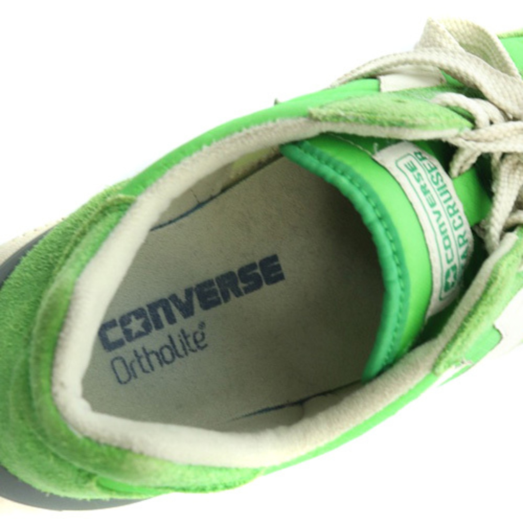 CONVERSE(コンバース)のコンバース スニーカー アップルグリーン スエード 切替 23.5cm 緑 レディースの靴/シューズ(スニーカー)の商品写真