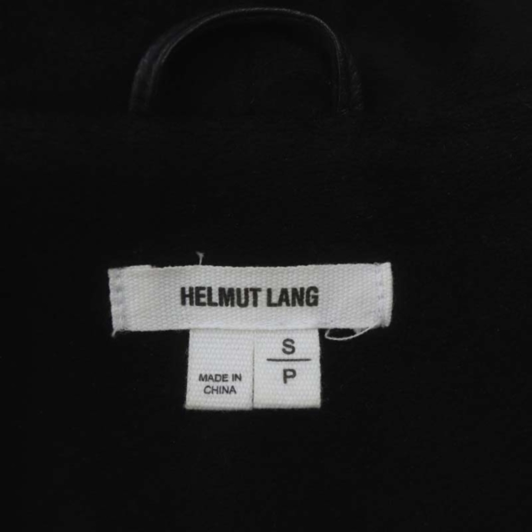 HELMUT LANG(ヘルムートラング)のヘルムートラング シープスキンライダースジャケット 裏起毛 フード S 黒 レディースのジャケット/アウター(その他)の商品写真