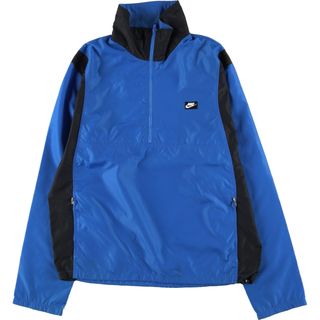 ナイキ(NIKE)の古着 90年代 ナイキ NIKE 銀タグ ハーフジップ ナイロンプルオーバー メンズL ヴィンテージ /eaa425538(ナイロンジャケット)