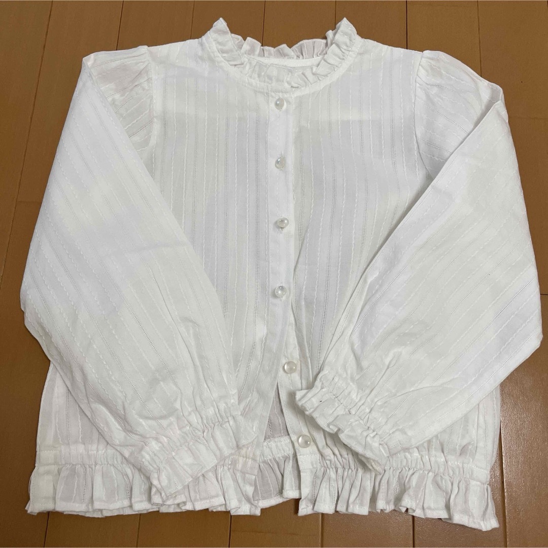 apres les cours(アプレレクール)のアプレレクール　ブラウス　130cm キッズ/ベビー/マタニティのキッズ服女の子用(90cm~)(ブラウス)の商品写真