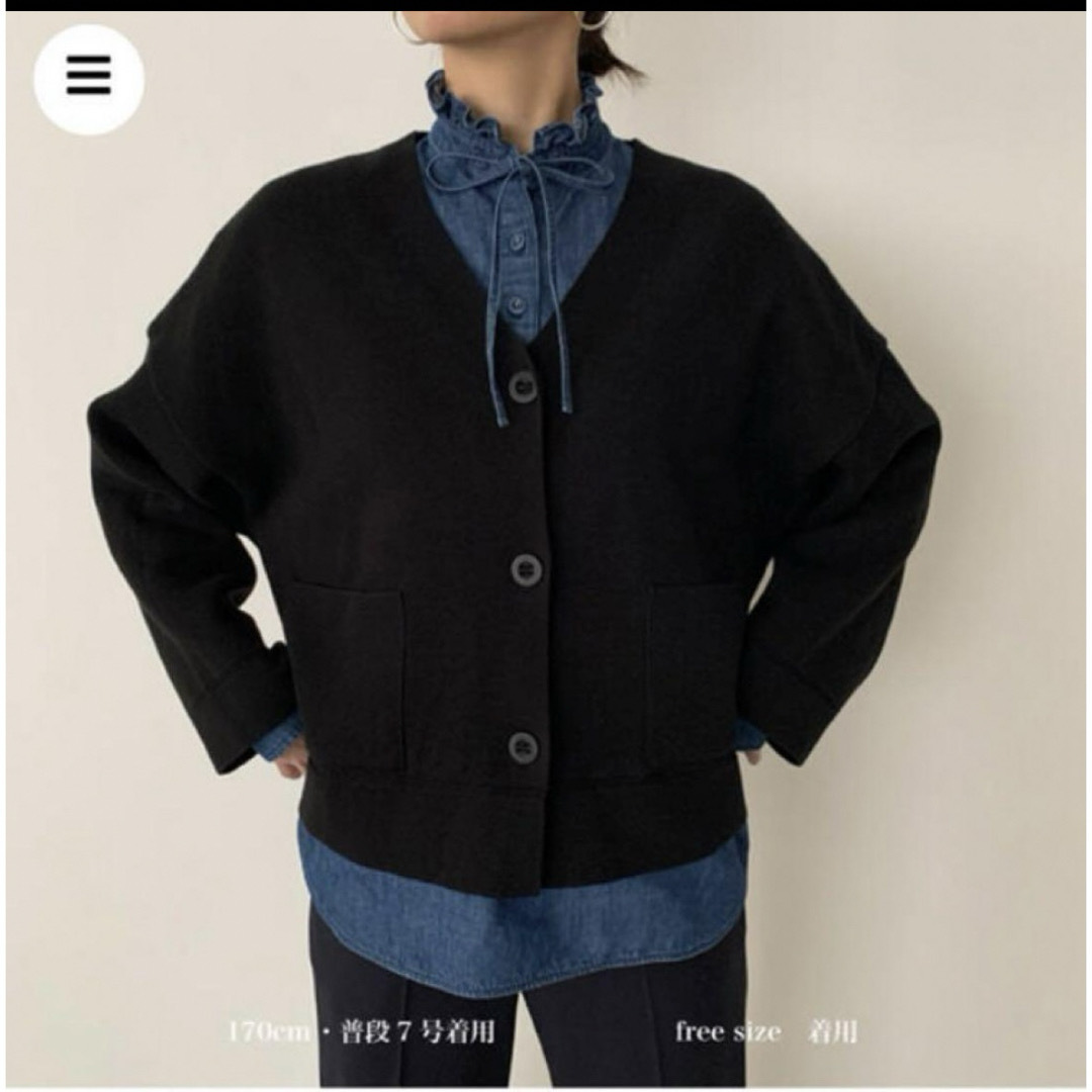 yonfa denim ribbon shirt デニムシャツ レディースのトップス(シャツ/ブラウス(長袖/七分))の商品写真