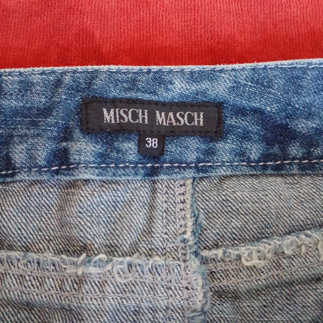 MISCH MASCH(ミッシュマッシュ)のデニム　ミニスカート　レース　スカート  MISCH MASCH レディースのスカート(ミニスカート)の商品写真