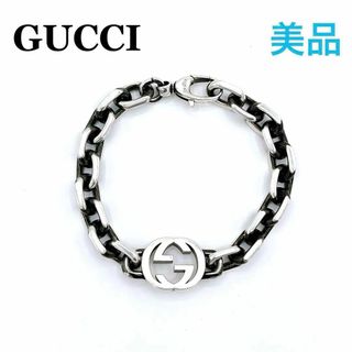 グッチ(Gucci)のグッチ 925 インターロッキングG ブレスレット　アクセサリー　シルバー(ブレスレット/バングル)