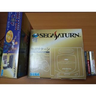 セガ(SEGA)のセガサターン 本体 バーチャガン ガンシューティング セット(家庭用ゲーム機本体)