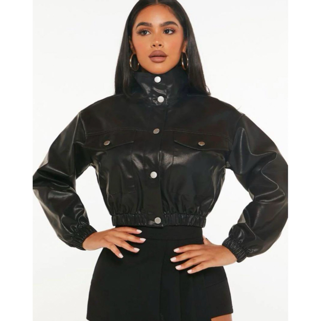 ZARA - 新品ショート丈 クロップド レザージャケット 革ジャン ZARA - 新品ショート丈 クロップド レザージャケット 革ジャン