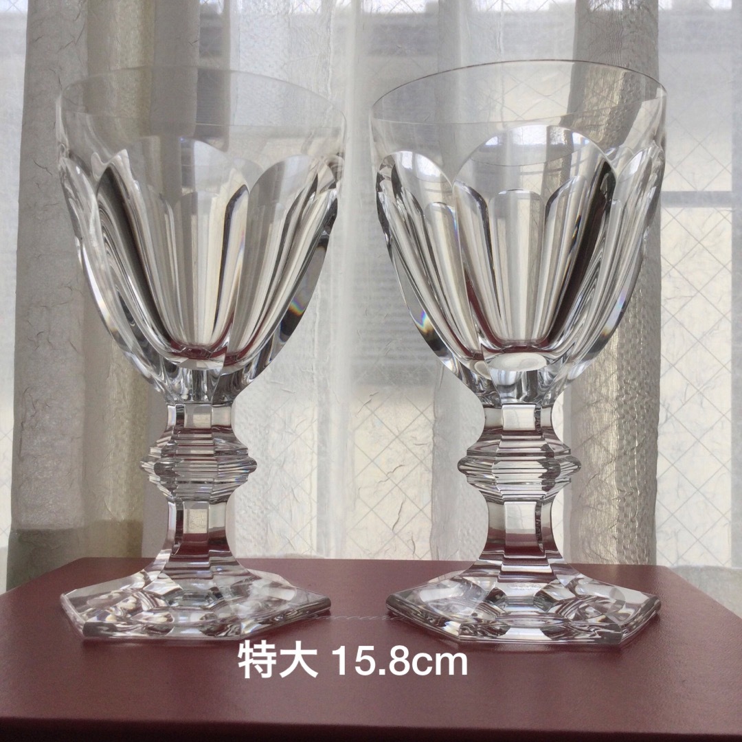 Baccarat(バカラ)の特大 バカラ アルクール  ワイングラス　2客 インテリア/住まい/日用品のキッチン/食器(グラス/カップ)の商品写真