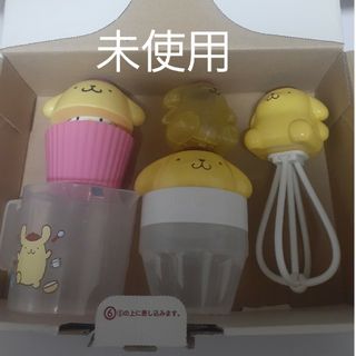 ポムポムプリン(ポムポムプリン)の未使用☆ハッピーセット　ポムポムプリン　5点セット(キャラクターグッズ)