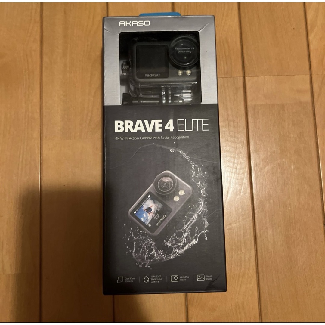 新品未開封AKASO Brave 4 Elite スマホ/家電/カメラのカメラ(ビデオカメラ)の商品写真