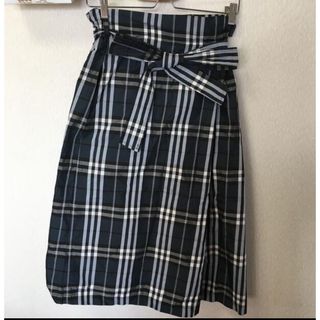 ザラ(ZARA)の♡セレクトショップ購入 チェック リボン スカート♡(ロングスカート)