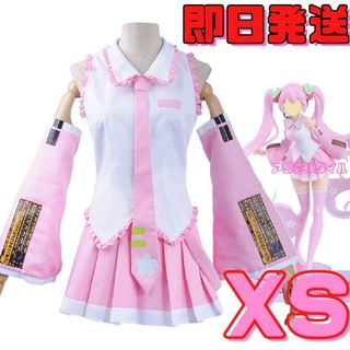 ■XSサイズ 桜ミク プロジェクトセカイ　プロセカ　初音ミク コスプレ 衣装(衣装一式)