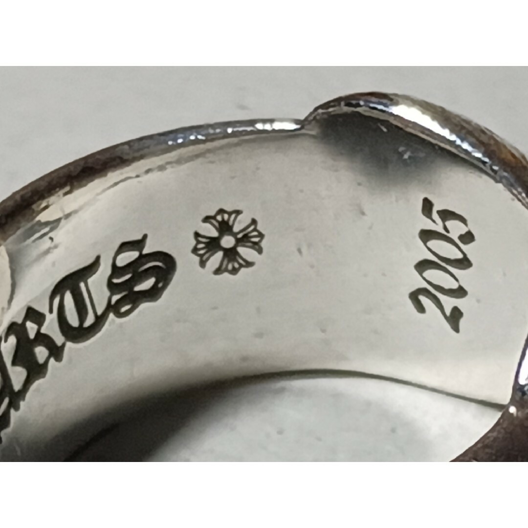 Chrome Hearts(クロムハーツ)のChrome Hearts スクロールラベルリングスモール メンズのアクセサリー(リング(指輪))の商品写真