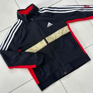 アディダス(adidas)の【4/20までの出品】adidas アディダス キッズ スウェット ブルゾン(ジャケット/上着)