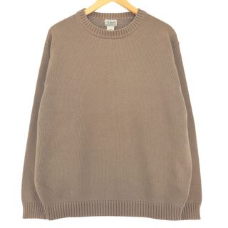 エルエルビーン(L.L.Bean)の古着 00年代 エルエルビーン L.L.Bean コットンニットセーター メンズXL /eaa399420(ニット/セーター)