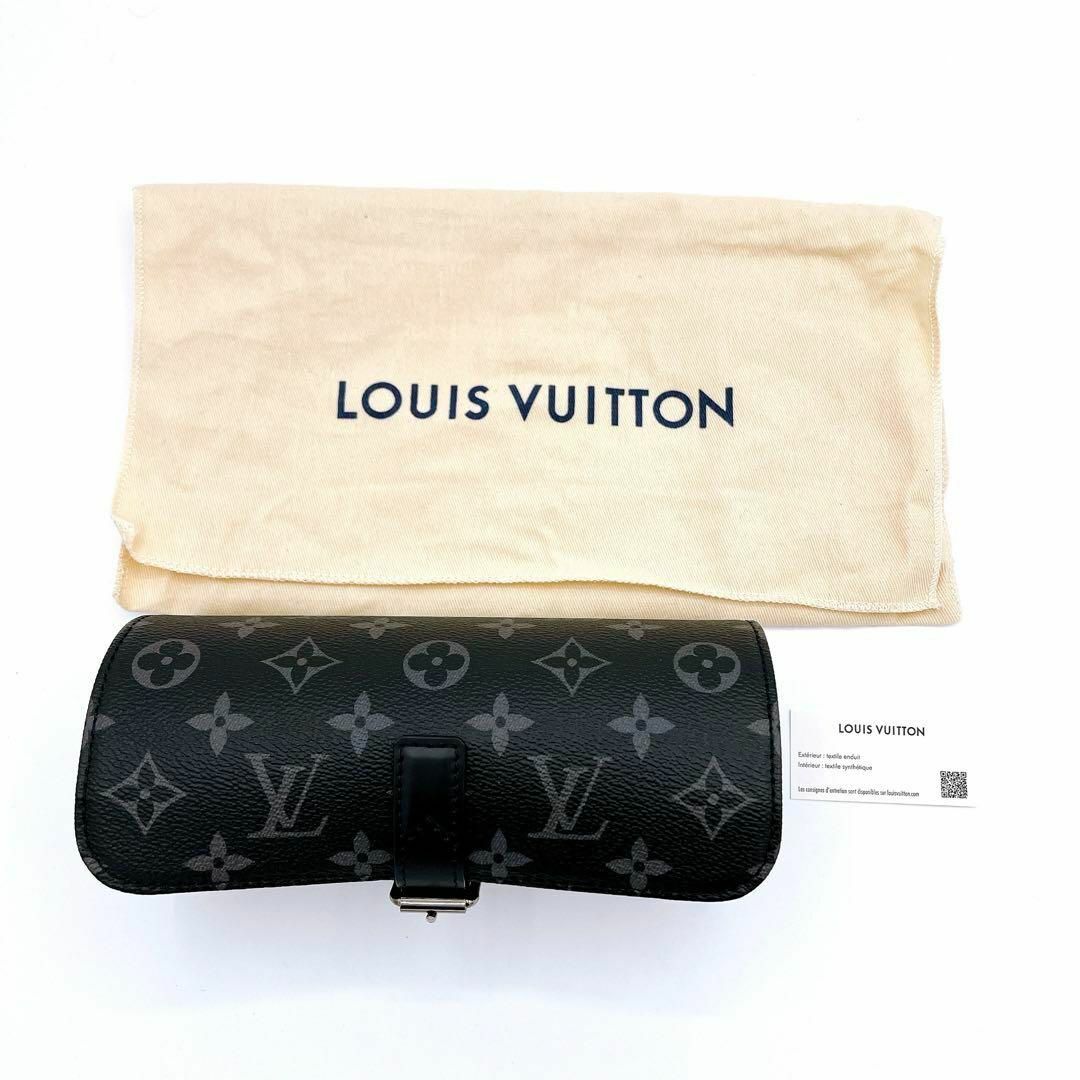 LOUIS VUITTON(ルイヴィトン)のルイヴィトン モノグラム エクリプス エテュイ 3モントル 時計ケース レディースのファッション小物(腕時計)の商品写真