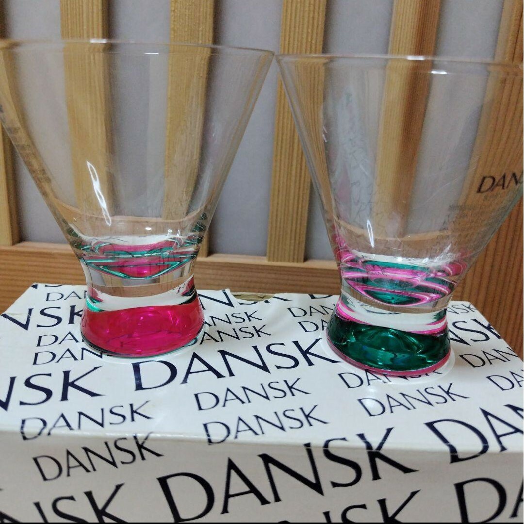 DANSK(ダンスク)のダンスクペアグラス インテリア/住まい/日用品のキッチン/食器(グラス/カップ)の商品写真