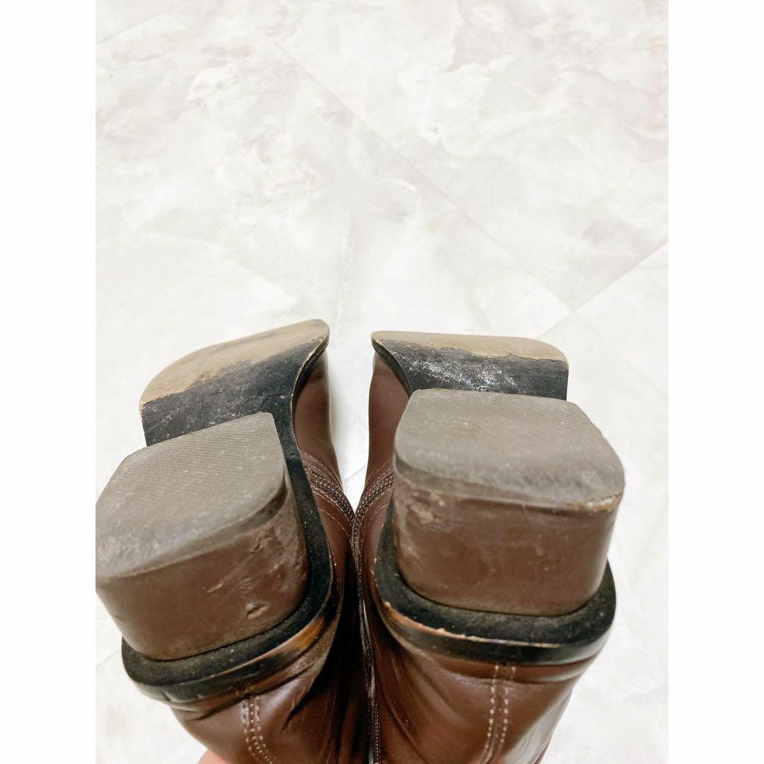 TODAYFUL(トゥデイフル)のTODAYFUL ステッチレザーブーツ　23.5cm レディースの靴/シューズ(ブーツ)の商品写真