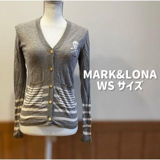 マークアンドロナ(MARK&LONA)の【極美品】 マーク＆ロナ ゴルフウェア ニットカーディガン(ウエア)