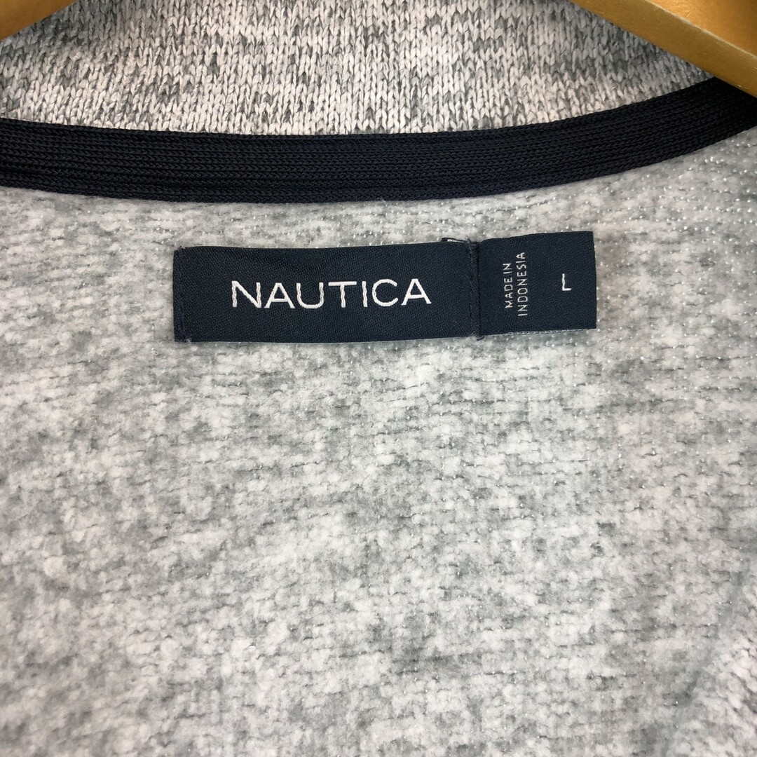 NAUTICA(ノーティカ)の古着 00年代~ ノーティカ NAUTICA ハーフジップスウェットシャツ トレーナー メンズL /eaa389771 メンズのトップス(スウェット)の商品写真