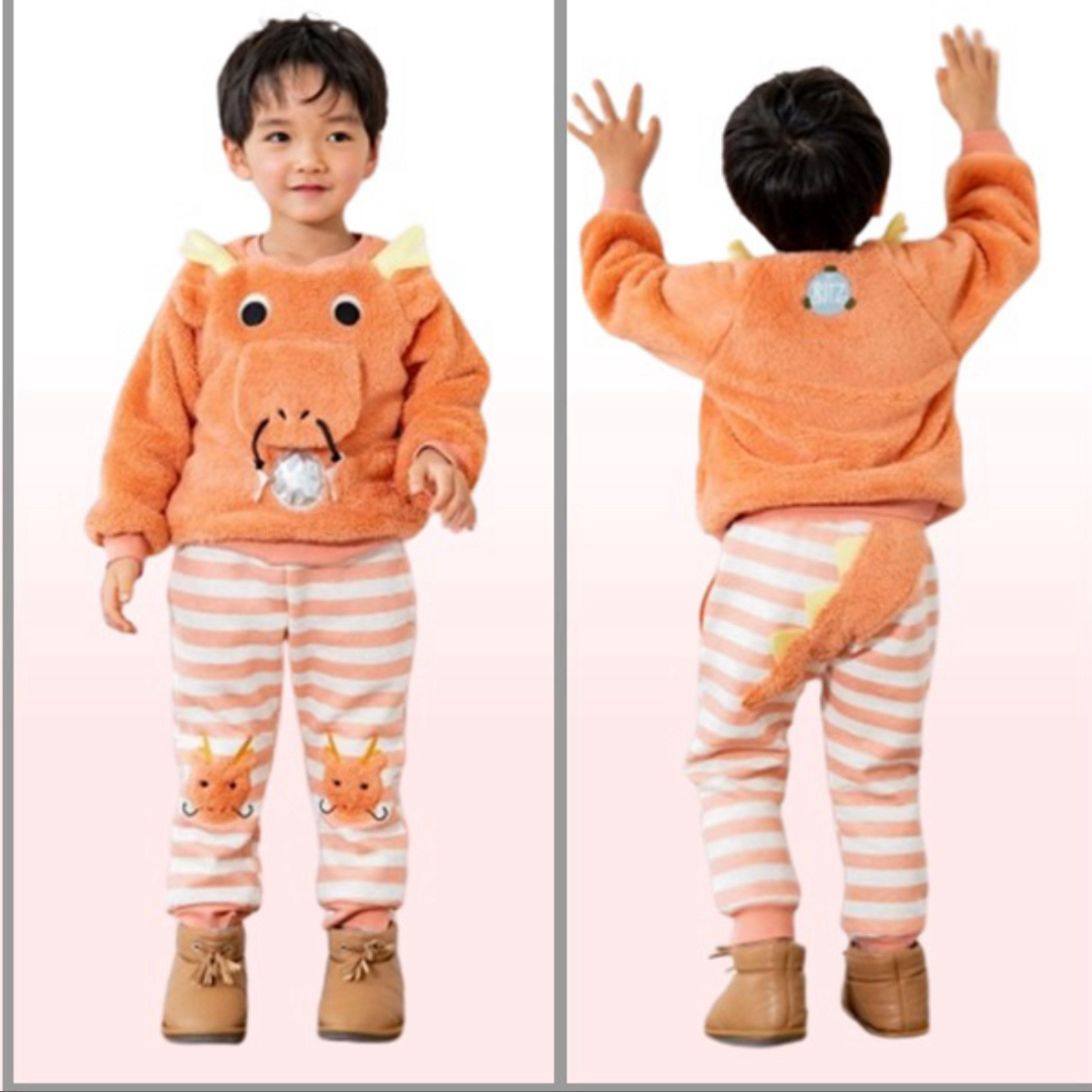 Bit'z(ビッツ)のBIT'Z ドラゴンなりきりトレーナー　セットアップ キッズ/ベビー/マタニティのキッズ服男の子用(90cm~)(その他)の商品写真