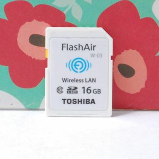 トウシバ(東芝)の❤️Wi-FiSD❤️TOSHIBA FlashAir 16GB❤W-03❤(ミラーレス一眼)