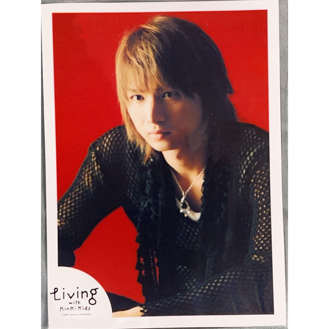 KinKi Kids(キンキキッズ)の【ミニフォト】堂本光一 Living with KinKi Kids エンタメ/ホビーのタレントグッズ(アイドルグッズ)の商品写真