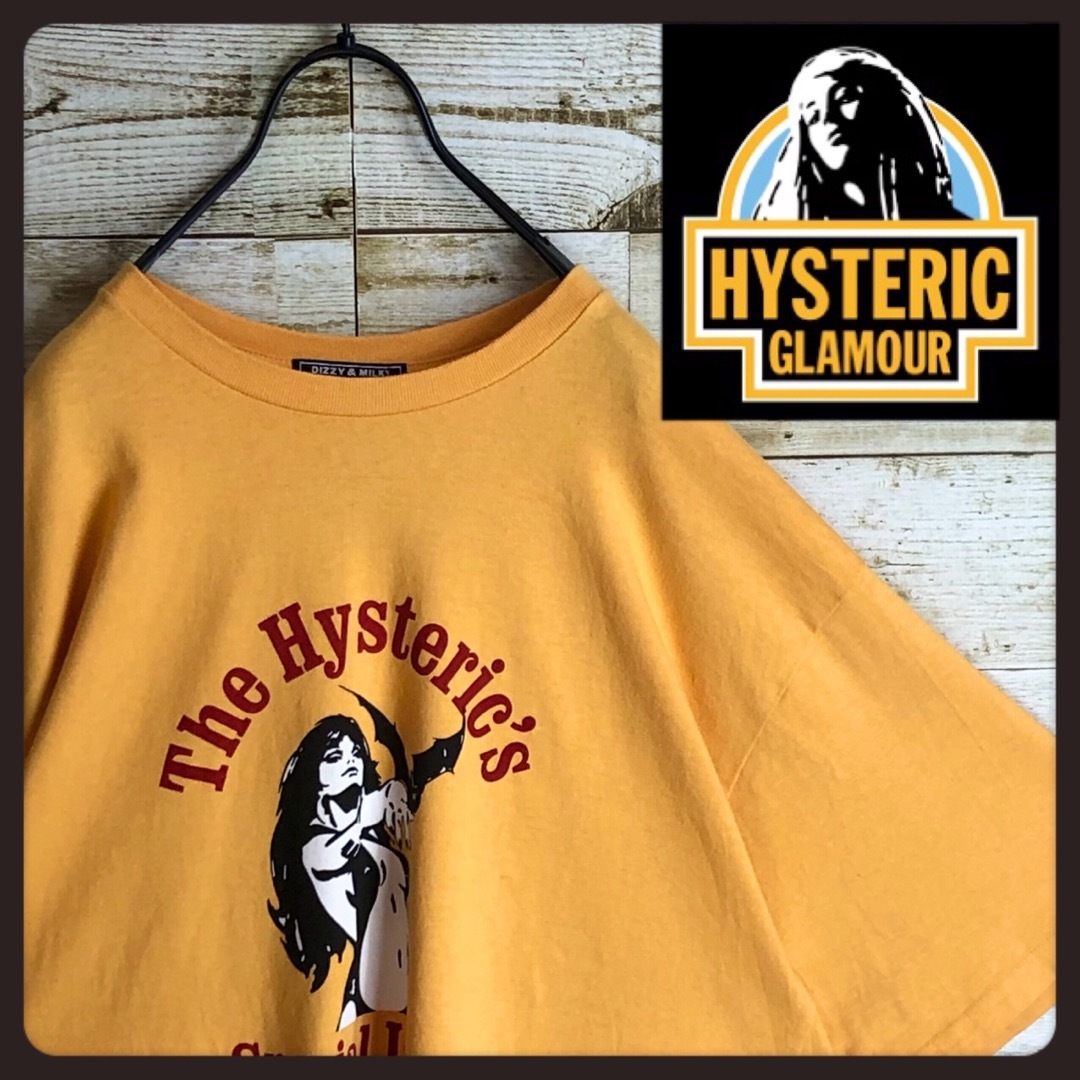 HYSTERIC GLAMOUR(ヒステリックグラマー)のhystericglamour ヒステリックグラマー tシャツ ビックロゴ入り メンズのトップス(Tシャツ/カットソー(半袖/袖なし))の商品写真