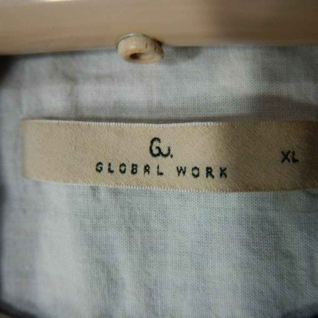 GLOBAL WORK(グローバルワーク)の8127　　グローバル　ワーク　長袖　チェック　デザイン　シャツ メンズのトップス(シャツ)の商品写真