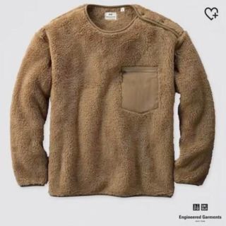 ユニクロ(UNIQLO)の希少 ユニクロ × エンジニアードガーメンツ　フリースプルオーバー　S(スウェット)