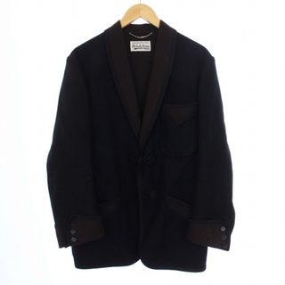 ワコマリア(WACKO MARIA)のWACKO MARIA 18AW SMOKING JACKET ウール M 黒(ブルゾン)