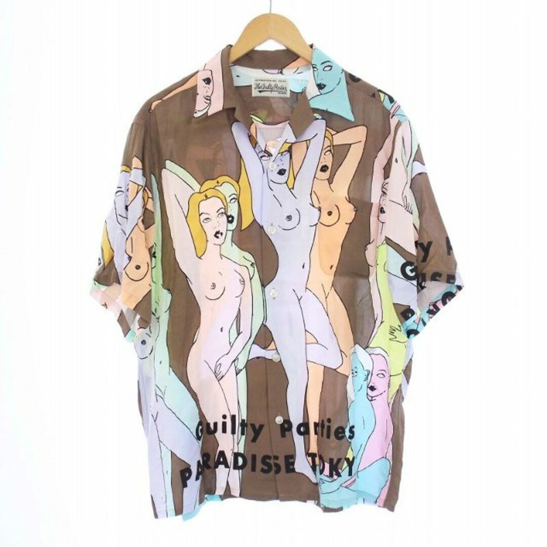 WACKO MARIA 天国東京百女柄図 HAWAIIAN SHIRT